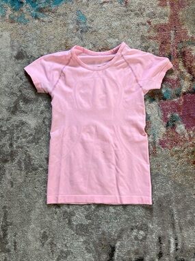 Light Pink Short Sleeve Active Tee